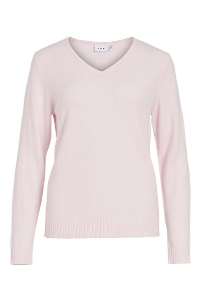 VILA Strickpullover VIRIL V-Ausschnitt