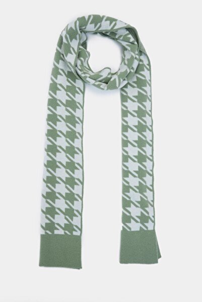 Perspective Women's Scarf and Beanie Set - Minimalist Patterned Casual Winter