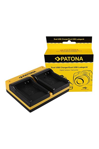 Patona Încărcător dublu pentru Casio Panasonic CGA-S007E Exilim EXZ150 EX-Z15...