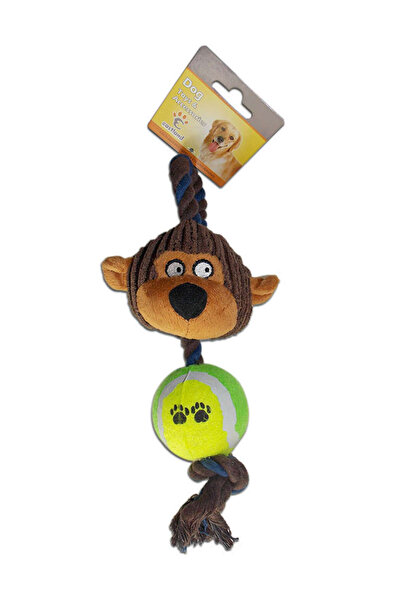 Eastland Sptrns Monkey and Tennis Ball Stress Rope (220925) 35X12 cm