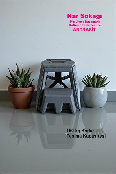 nar sokağı Merdiven Basamaklı Katlanabilir Tank Tabure