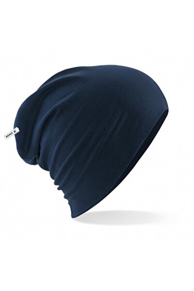 OEM Hemsedal cotton beanie, unisex, navy