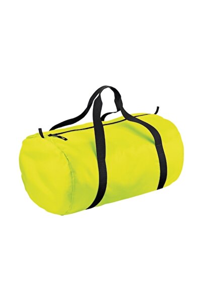 RONIC X Portable pocket-style sports bag RONIC, 2 compartments, 50x30x26 cm, 32L, Unisex, fluorescent yellow