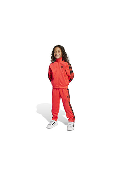 adidas Firebird Ts Children's Casual Sweatpants Jy1146 Red