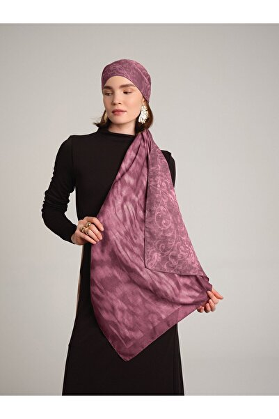 Ayshara Yalaz Koleksiyonu Gonca Pusu Çift Taraflı Şal