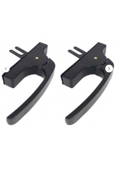 Günalp Pvc Aksesuar Günalp Alüminyum Doğrama Aldoks Pencere Ispanyolet Kol Alüminyum Pencere Kolu 2 Adet Antrasit Renk