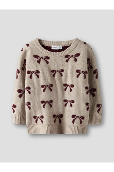 Name it Strickpullover Schleifen-Detail