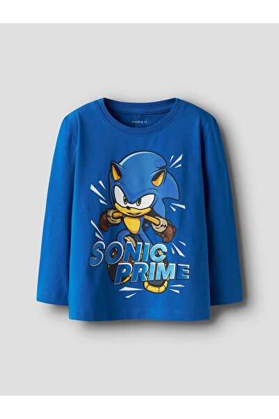 Name it Oberteil mit langen Ärmeln Sonic The Hedgehog