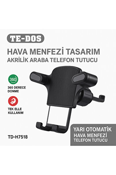 TE DOS Hava Menfezi Uyumlu Yarı Otomatik Akrilik Gövde Sahip Çift Kilitlemeli...