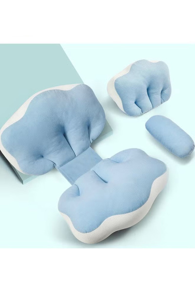 Generic U-shaped pregnancy pillow, side-sleeping pillow, adjustable.