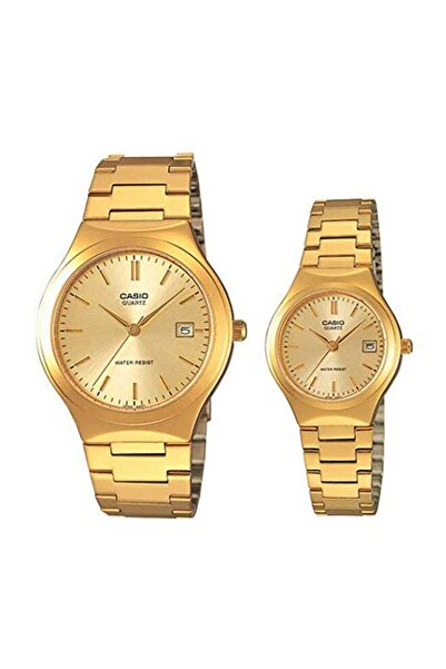 Casio Enticer Water Resistant Analog Couple Watch Set MTP 1170N-9A-LTP 1170N-9A