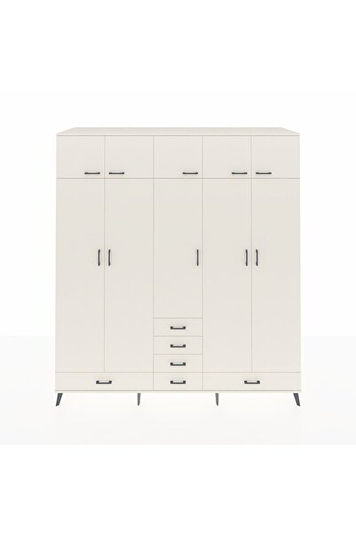 Dienni Kronos Dolap 6 Raflı 6 Çekmeceli 4 Askılı 220x59x243 Aytaşı-Aytaşı/Aytaşı