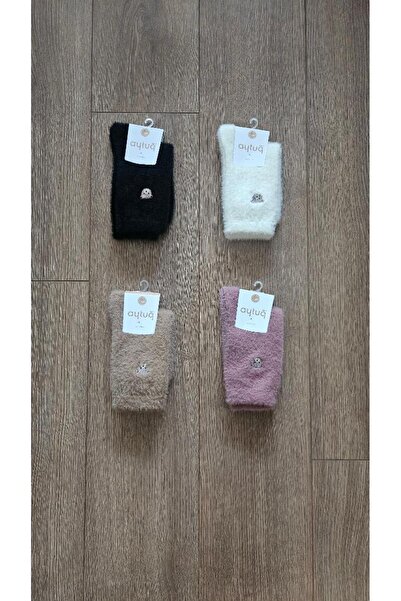 Aytuğ Saac Winter Season Women's Plush Sleep Socks - 48013