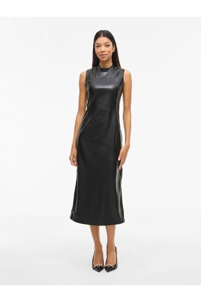 VILA Maxikleid VIELANA Beschichtetes