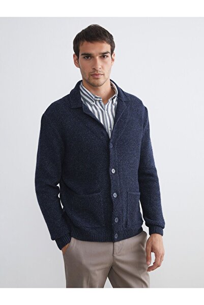 LC Waikiki سترة تريكو رجالية بياقة جاكيت من SOUTHBLUE بتصميم قياسي