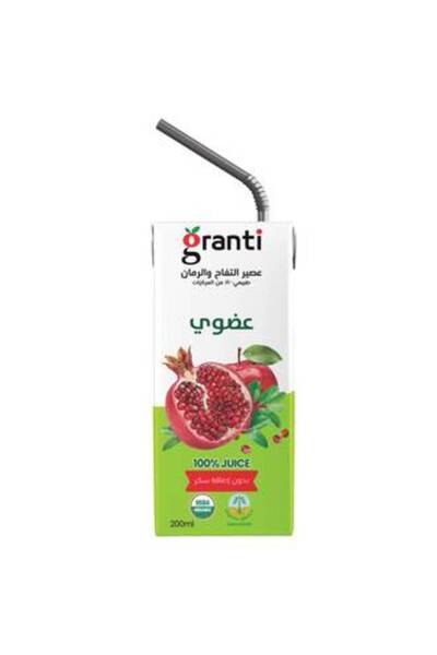 YABANEEZ ORGANIC APPLE & POMEGRANATE JUICE "GRANTI" (CARTOON OF 24 PACKS)