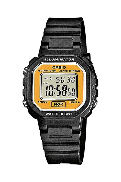 Casio ساعة كوارتز رقمية من الفولاذ المقاوم للصدأ للنساء LA-20WH-9ADF - 30 مم ...