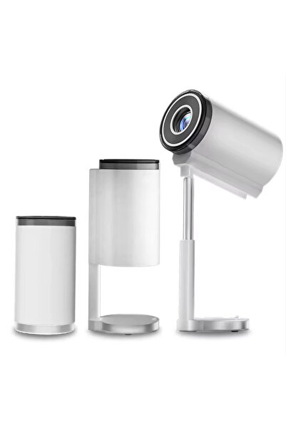 yollayenilensin SK12 Akıllı Projektör – 720P HD, 200 ANSI Lümen, WiFi Destekli Android 13 Ev Sinema Projektörü