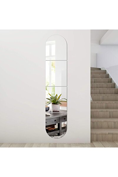 Slasa Flexible Self-Adhesive Mirror Sheet 35.5x30 cm Wall Tile Mirror Sticker