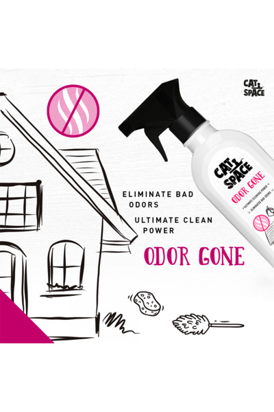 M-PETS Cat Space Odor Gone Spray 500ml For Cat & Dog