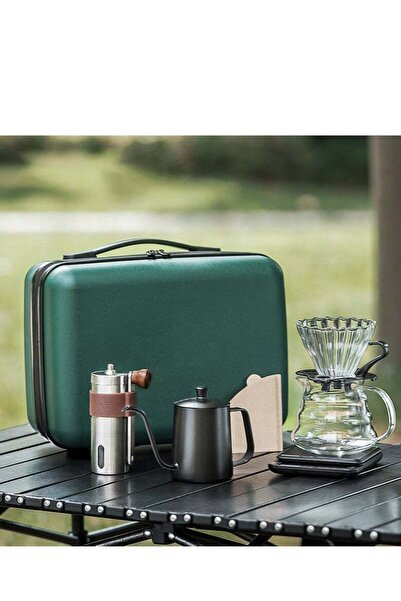 ZUIHAO ماكينة صنع القهوة V60، مجموعة قهوة مكونة من 8 قطع مع مؤقت، وعاء قهوة ل...