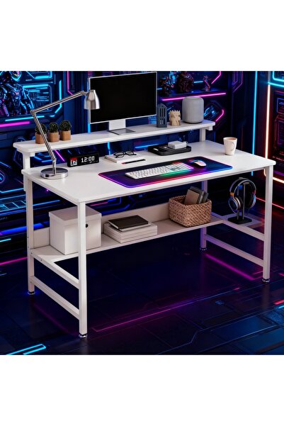 Topone1Topone1 مكتب كمبيوتر بتصميم بسيط، مكتب للكتابة، مكتب مكتبي، محطة عمل م...