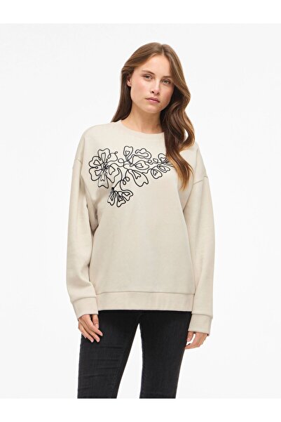 VILA Langärmeliges Sweatshirt VITASSE Rundhals