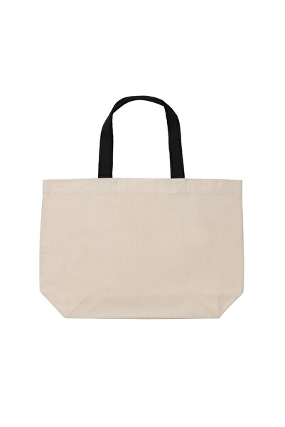 RONIC - Sonia shopping bag, unbleached recycled canvas, 41x4x57 cm, white