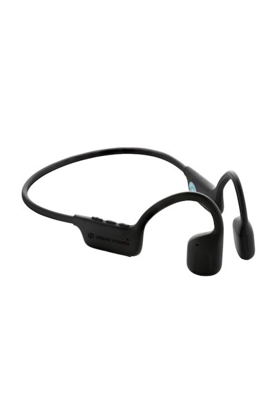 urban vitamin Căști wireless cu urechi deschise, conductive de aer, microfon, Bluetooth, 10 ore, 22 g, negre