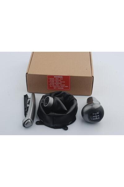 TM Vites topuzu seti Honda Civic 2006-2012 FD6 (Vites Körüğü - El Fren Kolu Düğmesi - Vites topuzu)