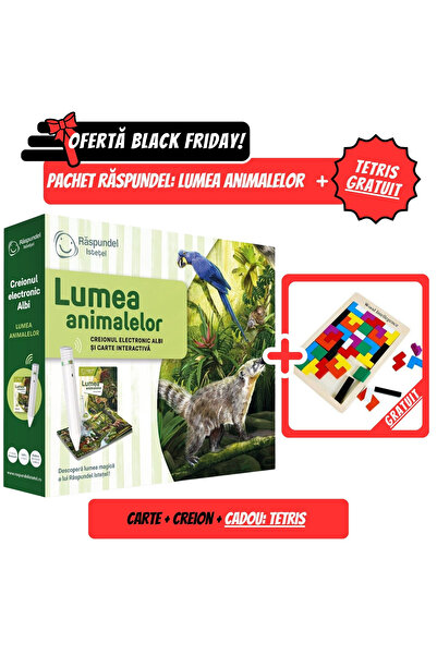 Raspundel Istetel Promo Package 2.0: Pencil+Animal World Book + FREE Tetris Game