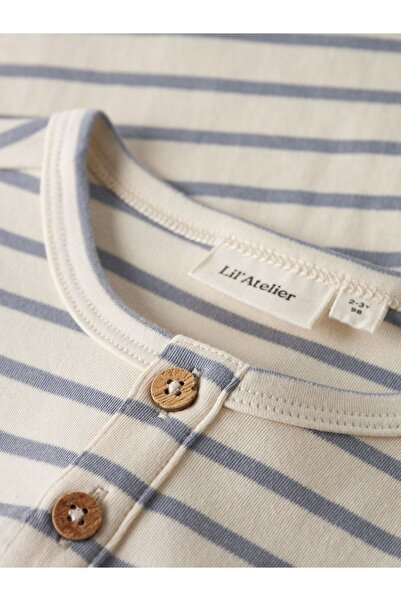 Lil' Atelier Oberteil mit langen Ärmeln Bio-Baumwoll