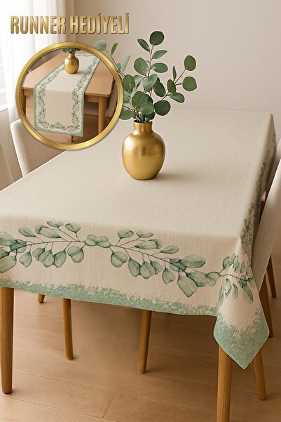 Dolce Mariee Şık Dokulu Leke Tutmaz Masa Örtüsü MSRT005