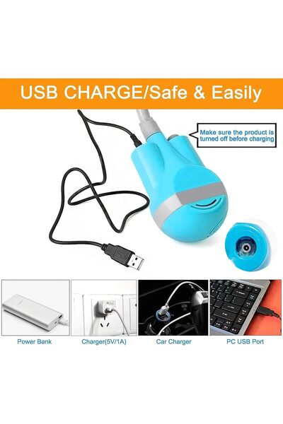 Twinkle Mart Portable 20L Electric Outdoor Shower Set - Detachable, USB Rechargeable