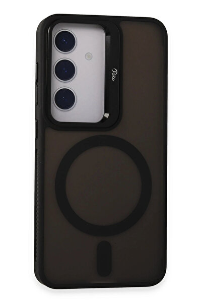 Joko غطاء ماج سيف بعدسة مسطحة لهاتف سامسونج جالاكسي إس 24 (130929) - أسود