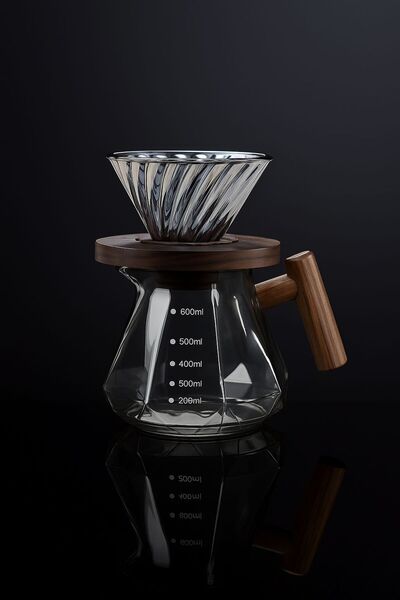 unbranded 600ml Black Drip Coffee Maker Kit