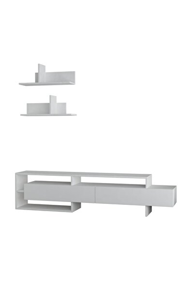 Mourah Home Mourah Gara TV Unit Up To 60 Inches - White