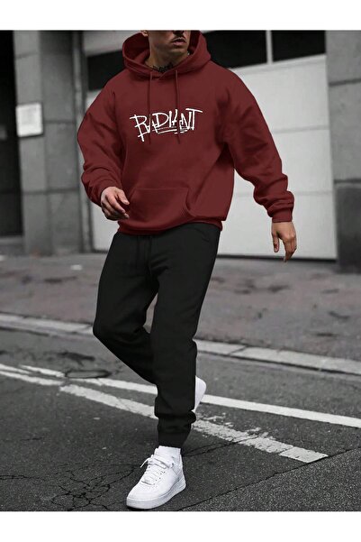 Flaubert Men's Printed Oversized Sweatshirt - Sweatpants 2-Piece Set