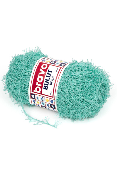 Bravo خيط صوف صلب بلون النعناع الأخضر 416 من بولوت، 100 جرام، 100 متر، خيط للحياكة