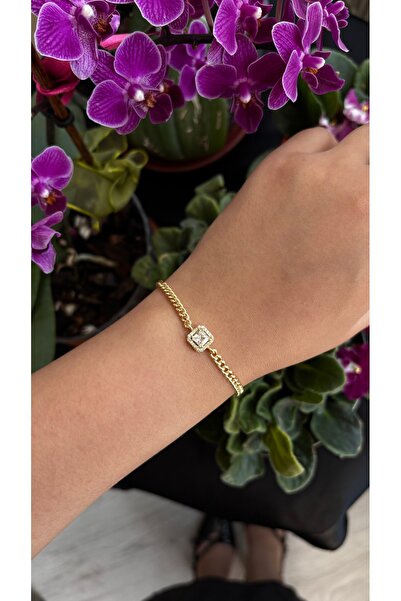 GLOSSY JEWELERY Baget Taş Bileklik