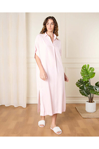 REDTAG Women Pink Kaftan Nightgown