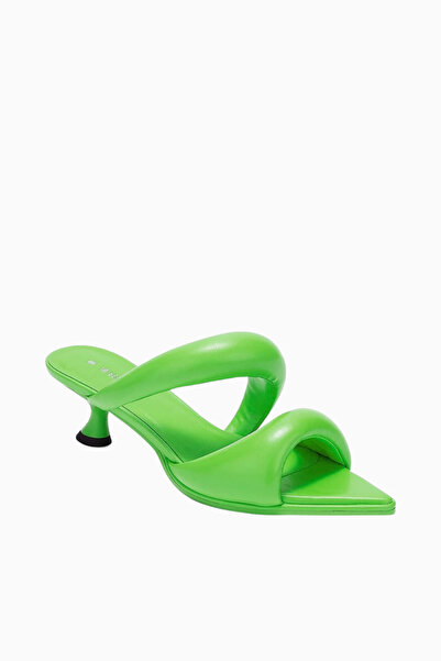 JW PEI Sara Vegan Deri Kadın Mules