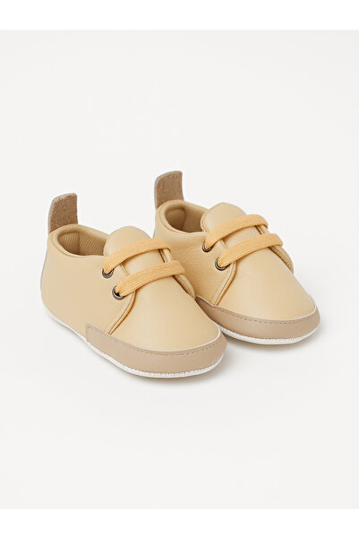 pufien Genuine Leather Baby Shoes, First Step Shoes, Baby Booties, Short Ankle and Lace-Up