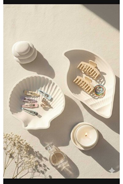 beautystyle Decorative Seashell Jewelry % Accessory Plate Set