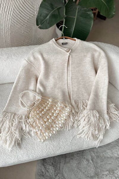 Poliyance Feza White Cardigan