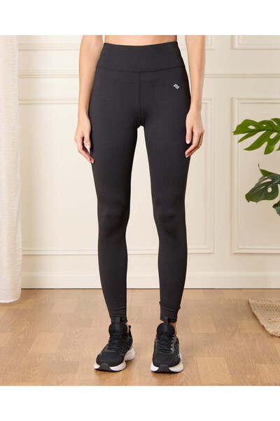 REDTAG Women Black Active Leggings