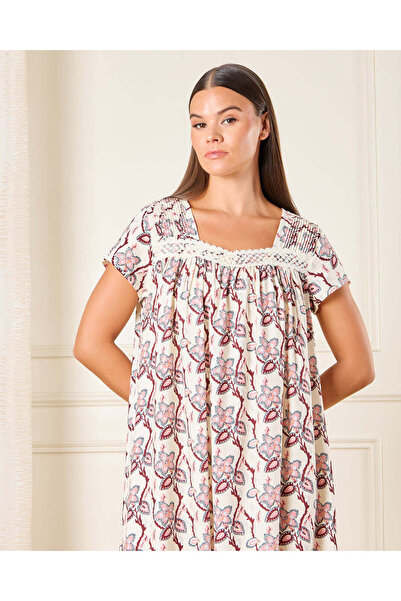 REDTAG Women Multicolour Floral Print Nightgown