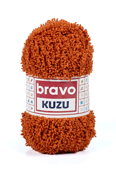 Bravo خيط صوف الحملان 712 بنكهة القرفة 100 جرام 100 متر خيط حياكة خيط للأطفال