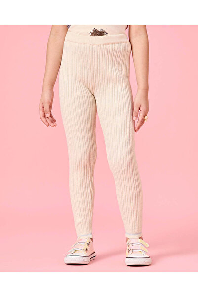 REDTAG بنطال ليجنز بيج محبوك للبنات