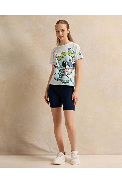 REDTAG Senior Girls Navy And Pink Cycling Shorts (Pack of 2)